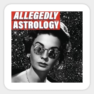 Allegedly Astrology Cover Art Sticker